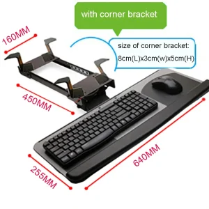 LK06AD Ergonomic Sliding Keyboard Wrist Rest - Thumbnail Image 3