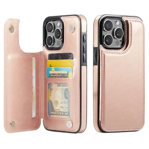 iPhone Leather Wallet Card Holder Case - Thumbnail Image 11