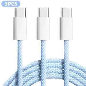 3-Pack 6FT 60W USB-C Fast Charging Cables - Thumbnail Image 8
