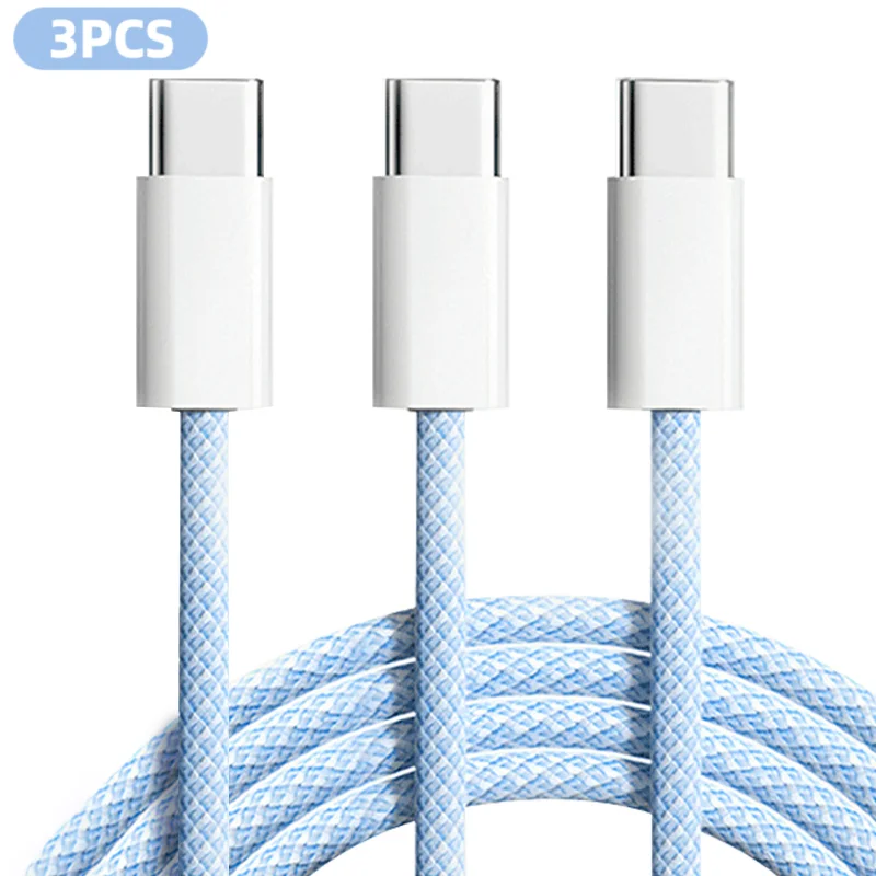 3-Pack 6FT 60W USB-C Fast Charging Cables - Image 8