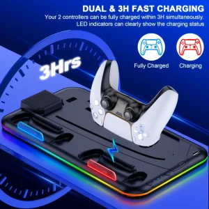 BEBONCOOL S2000 PS5 Slim Stand & Charger - Thumbnail Image 5