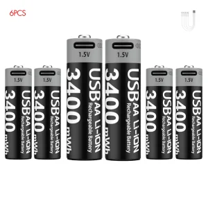 Kuugro USB-C Rechargeable AA & AAA Batteries - Thumbnail Image 12