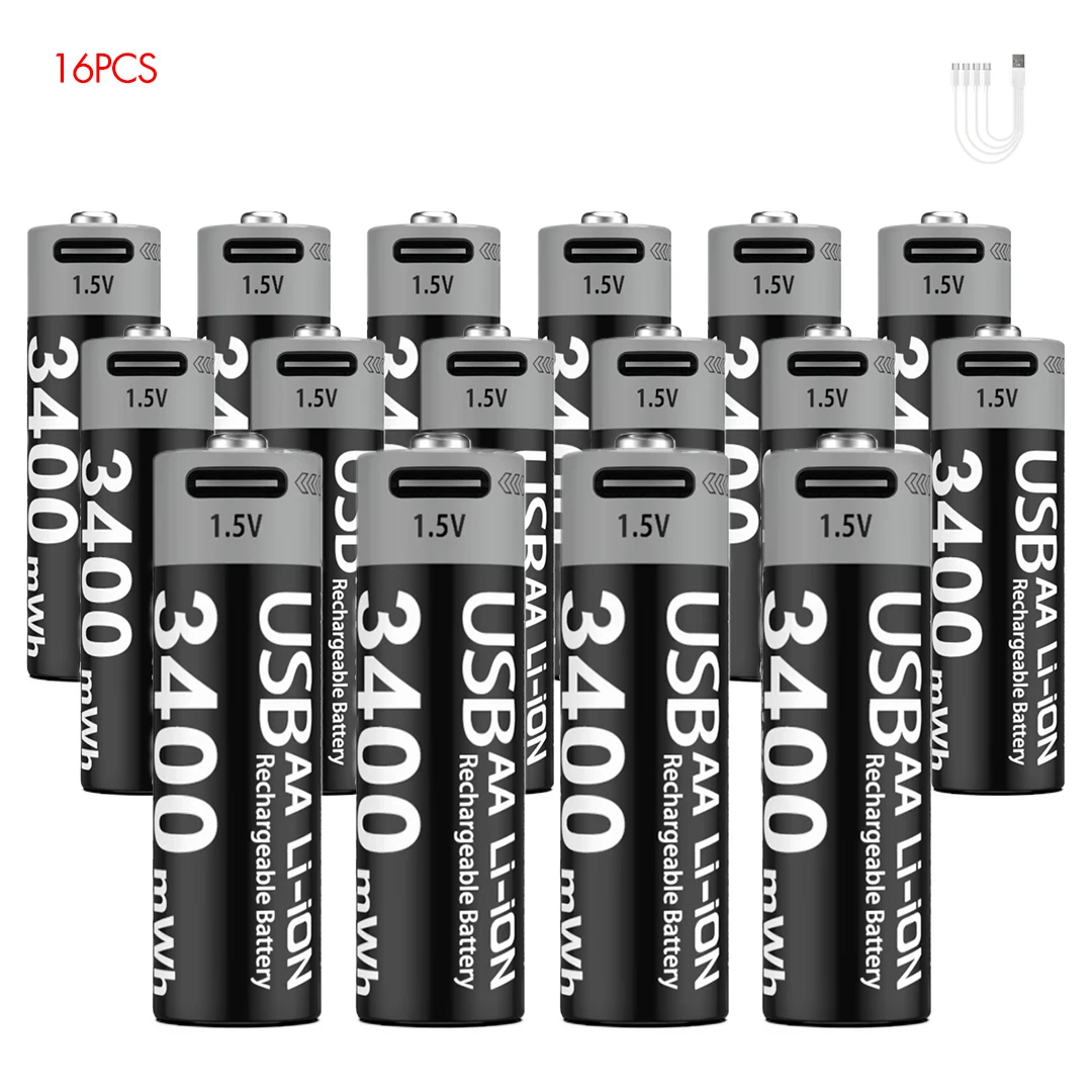 Kuugro USB-C Rechargeable AA & AAA Batteries - Image 7