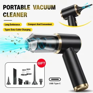 High-Power Cordless Vacuum & Air Duster - Thumbnail Image 8