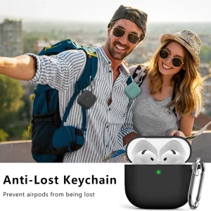 AirPods 4 Shockproof Silicone Case with Keychain - Thumbnail Image 6