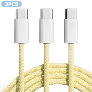 3-Pack 6FT 60W USB-C Fast Charging Cables - Thumbnail Image 11