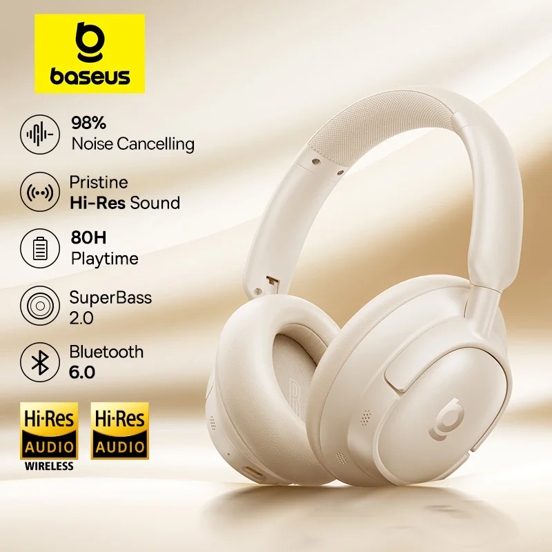 Baseus Bass Wireless ANC Headphones - Image 1