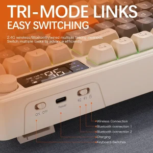ZIYOU LANG M96 Wireless Gaming Keyboard - Thumbnail Image 5