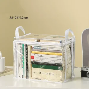 Foldable Transparent Storage Organizer Box - Thumbnail Image 7