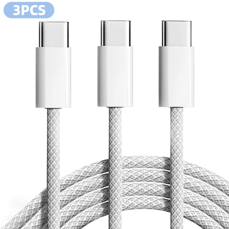 3-Pack 6FT 60W USB-C Fast Charging Cables - Image 7