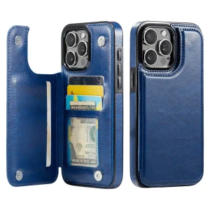 iPhone Leather Wallet Card Holder Case - Thumbnail Image 9