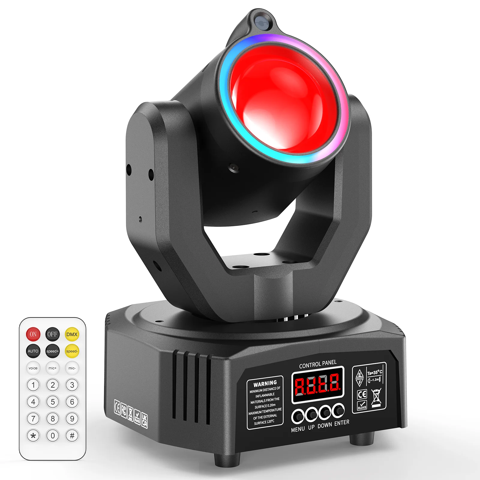 U'King 30W RGBW Moving Head DJ Light - Image 1