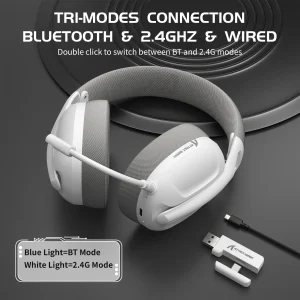 ATTACK SHARK L80 Tri-Mode Gaming Headset - Thumbnail Image 1