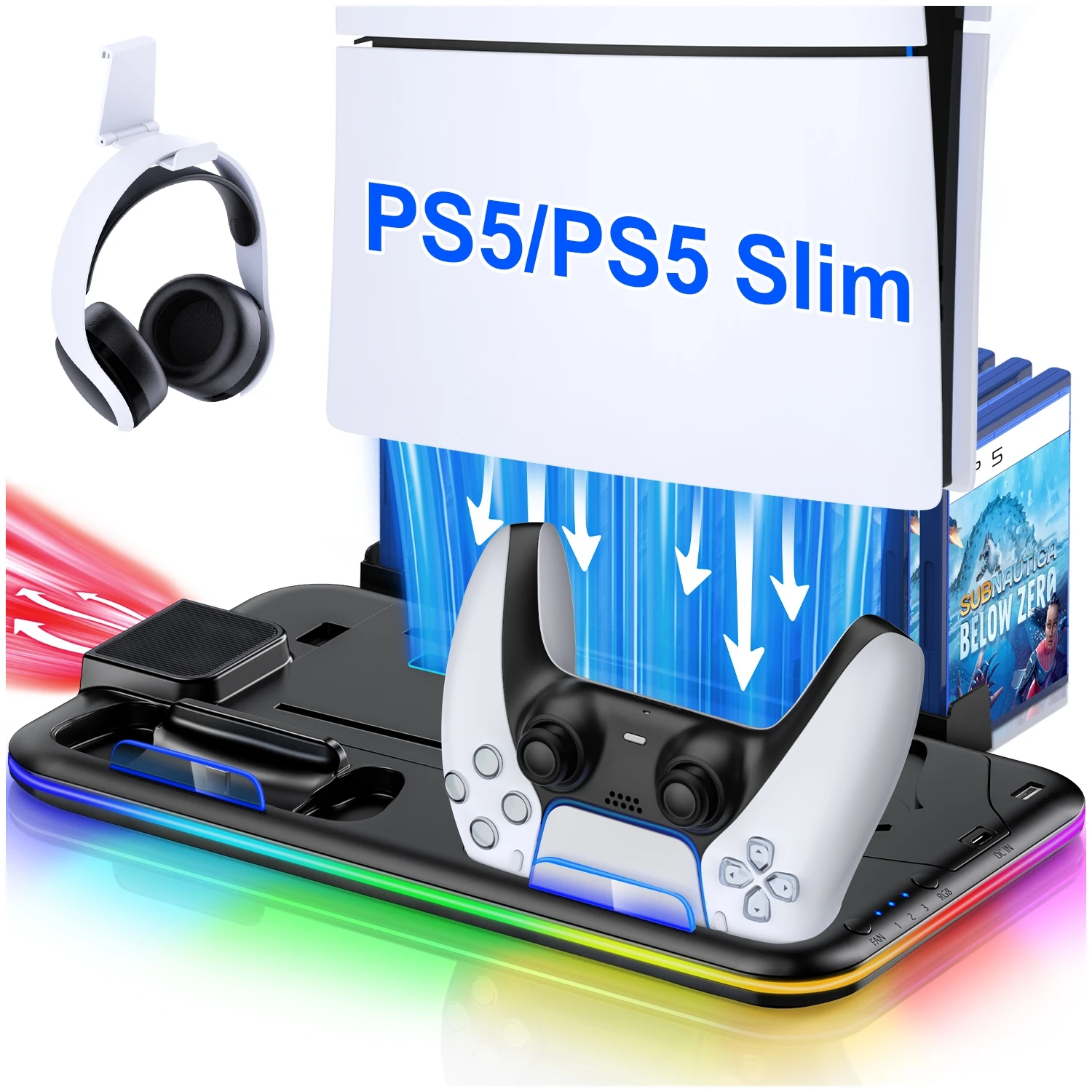 BEBONCOOL S2000 PS5 Slim Stand & Charger - Image 8