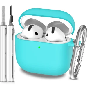 AirPods 4 Shockproof Silicone Case with Keychain - Thumbnail Image 8