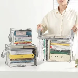 Foldable Transparent Storage Organizer Box - Thumbnail Image 1