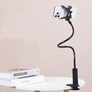 Flexible Gooseneck Phone Holder with Clamp - Thumbnail Image 4