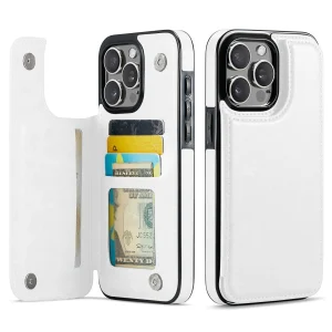 iPhone Leather Wallet Card Holder Case - Thumbnail Image 10