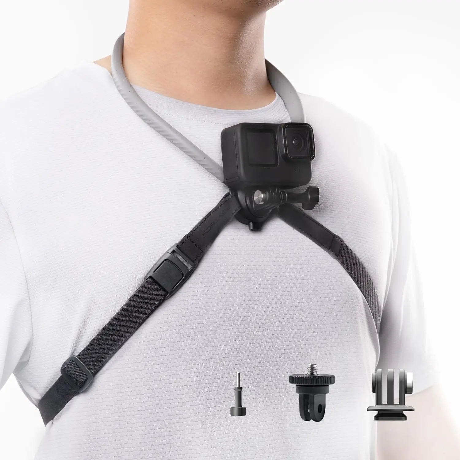 PGYTECH CapLock Neck & Chest Camera Mount - Image 1