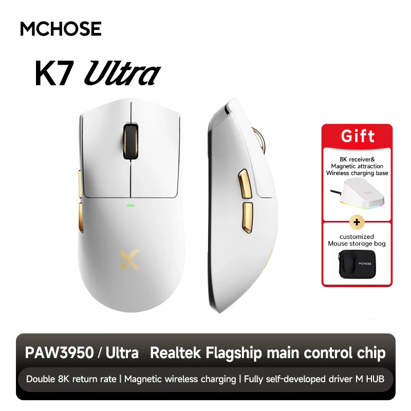 MCHOSE K7 Ultra 8K Wireless Mouse - Image 11