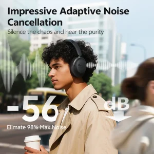 QCY H3S Wireless Headphones with Adaptive ANC - Thumbnail Image 3