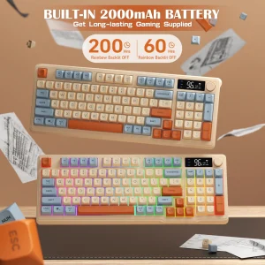 ZIYOU LANG M96 Wireless Gaming Keyboard - Thumbnail Image 6