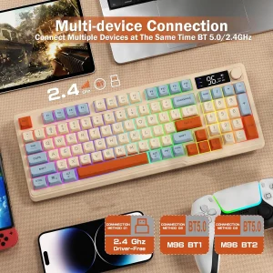 ZIYOU LANG M96 Wireless Gaming Keyboard - Thumbnail Image 4
