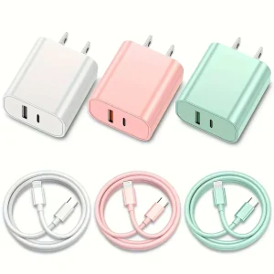 40W Dual-Port iPhone Charger with 6FT Cable