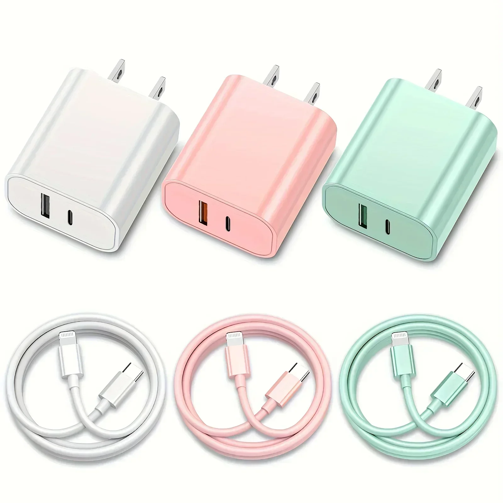 40W Dual-Port iPhone Charger with 6FT Cable - Image 1