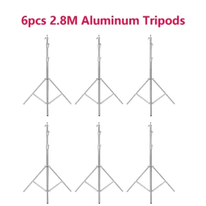 2.9M Foldable Light Stand with Wheels - Thumbnail Image 10