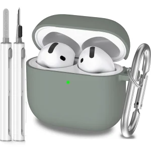AirPods 4 Shockproof Silicone Case with Keychain - Thumbnail Image 7