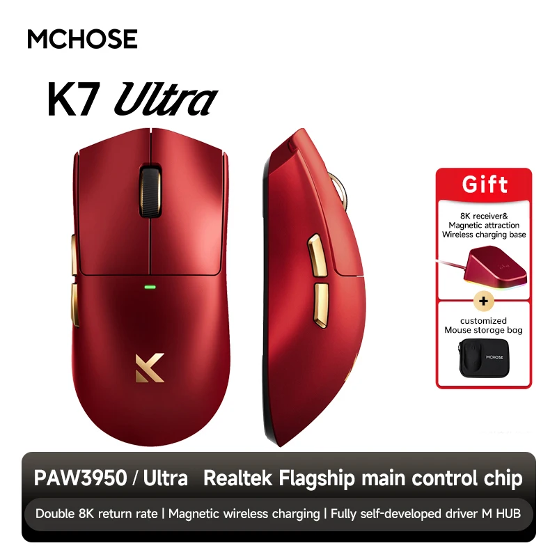MCHOSE K7 Ultra 8K Wireless Mouse - Image 10