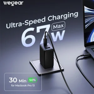 Wegear 67W 3-Port GaN USB-C Charger