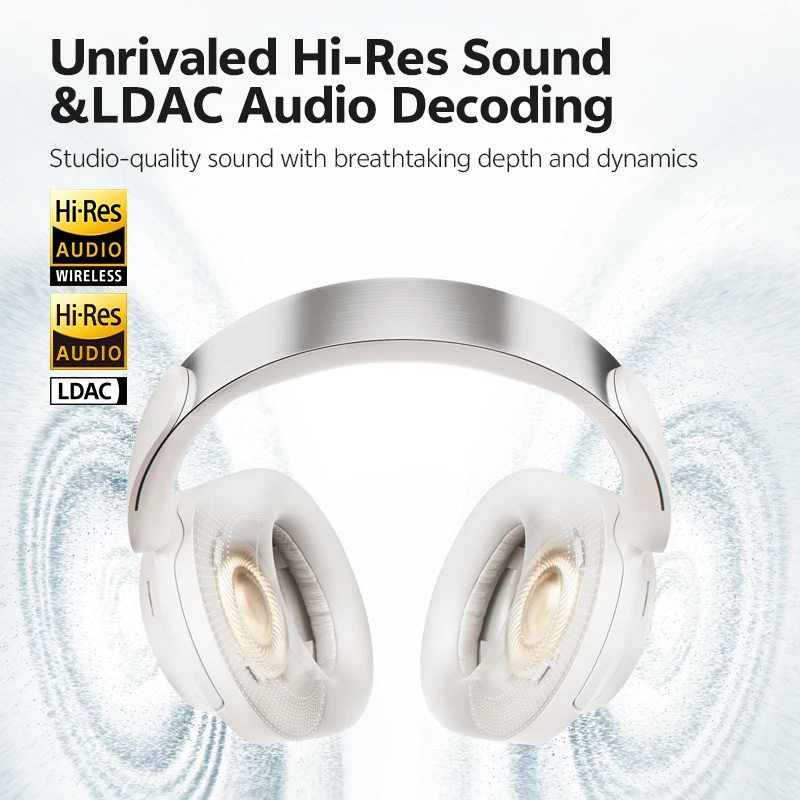 QCY H3S Wireless Headphones with Adaptive ANC - Image 2