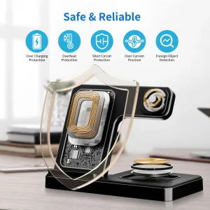 3-in-1 Foldable Magnetic Wireless Charger - Thumbnail Image 5