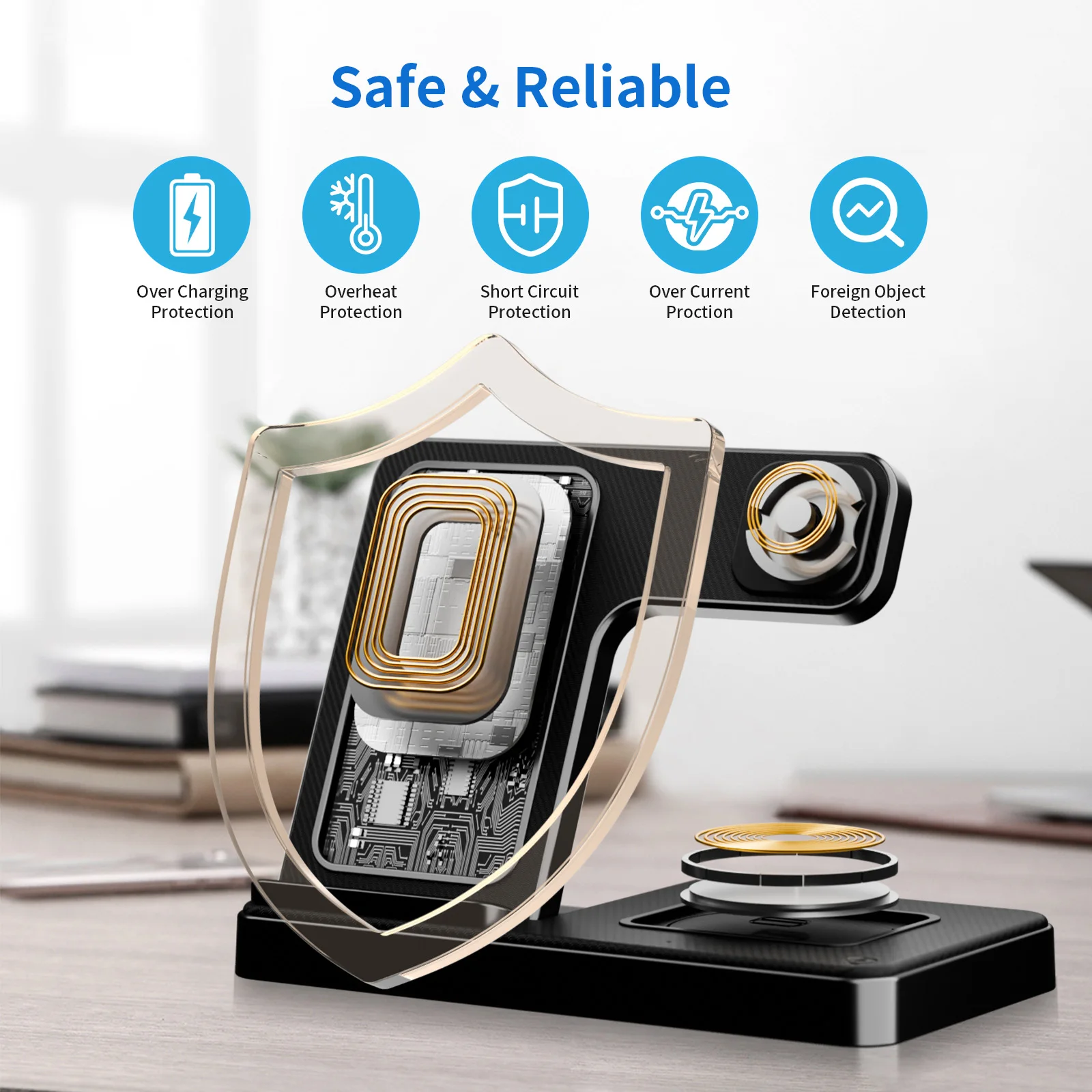 3-in-1 Foldable Magnetic Wireless Charger - Image 5