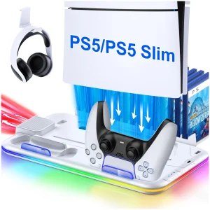BEBONCOOL S2000 PS5 Slim Stand & Charger - Thumbnail Image 7