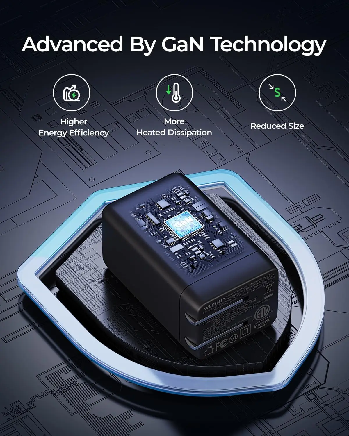 Wegear 67W 3-Port GaN USB-C Charger - Image 4