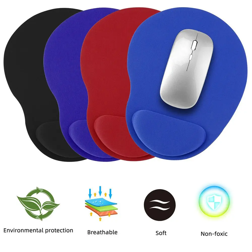Ergonomic Memory Foam Wrist Rest Mouse Pad - Image 1