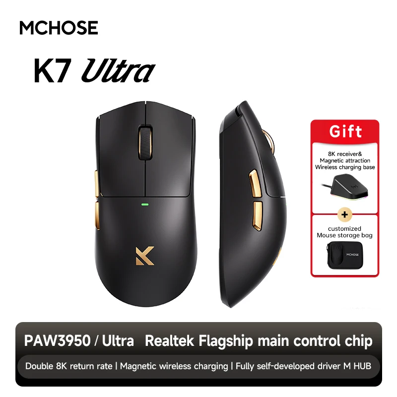 MCHOSE K7 Ultra 8K Wireless Mouse - Image 9
