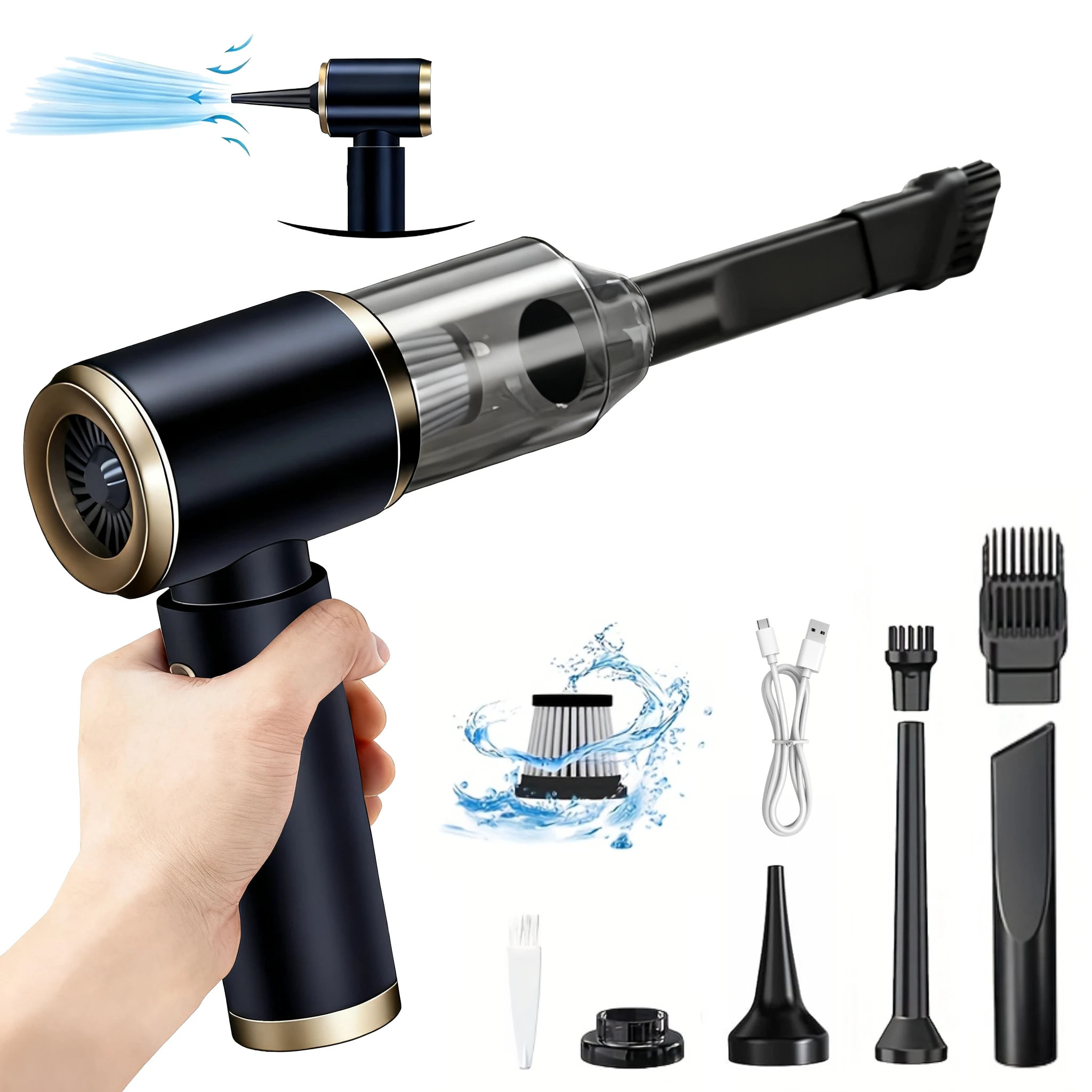 High-Power Cordless Vacuum & Air Duster - Image 9