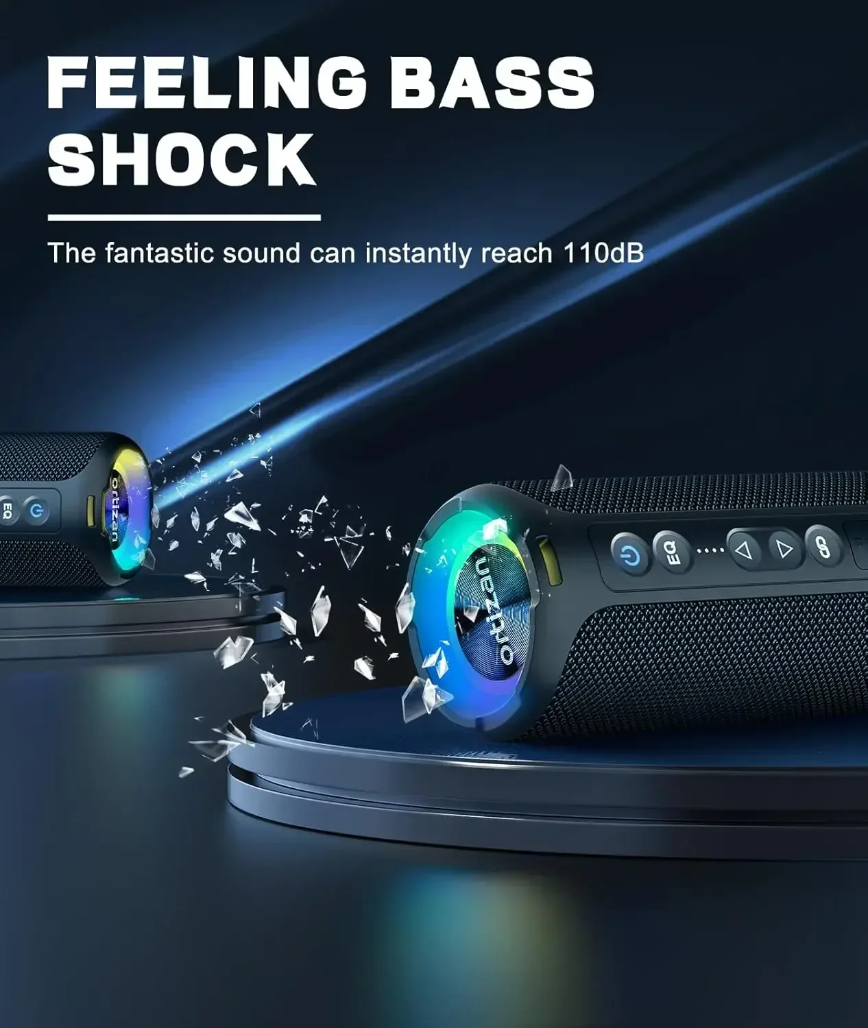 Ortizan 40W Bluetooth Portable Speaker - Image 3