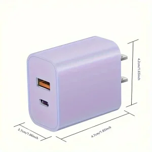 40W Dual-Port iPhone Charger with 6FT Cable - Thumbnail Image 4