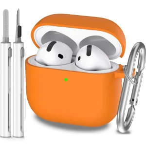 AirPods 4 Shockproof Silicone Case with Keychain - Thumbnail Image 17