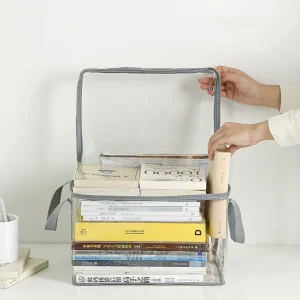 Foldable Transparent Storage Organizer Box - Thumbnail Image 4