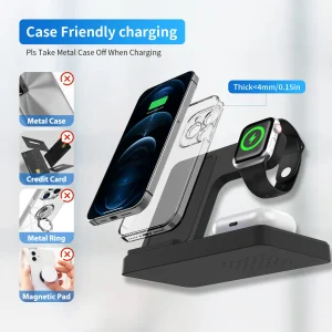 3-in-1 Foldable Magnetic Wireless Charger - Thumbnail Image 6
