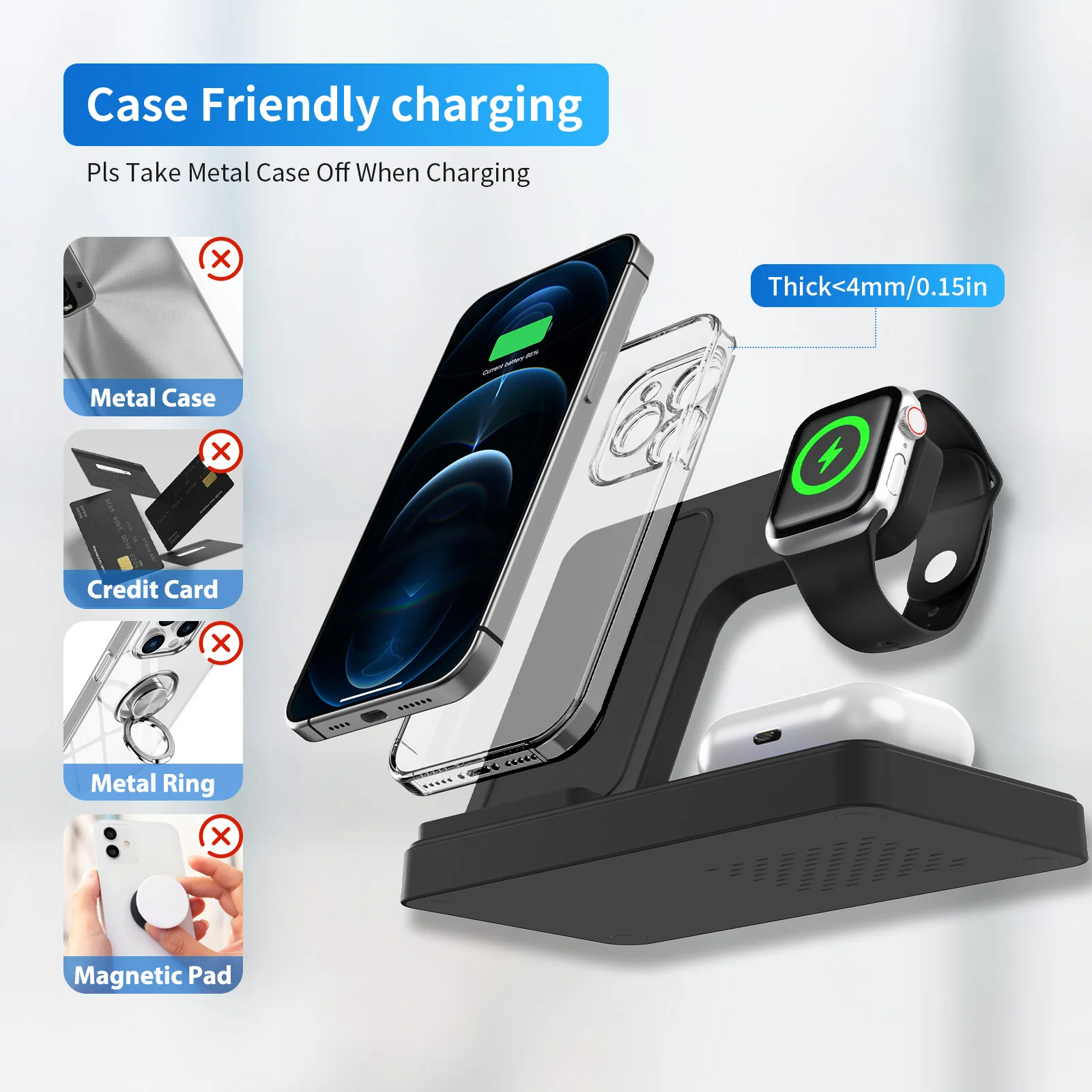 3-in-1 Foldable Magnetic Wireless Charger - Image 6