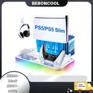 BEBONCOOL S2000 PS5 Slim Stand & Charger
