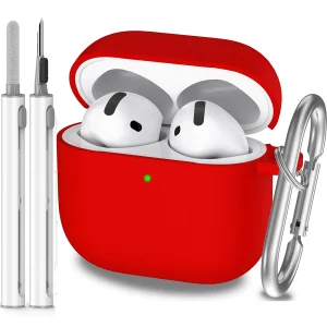 AirPods 4 Shockproof Silicone Case with Keychain - Thumbnail Image 10