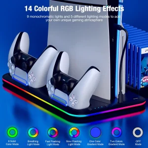 BEBONCOOL S2000 PS5 Slim Stand & Charger - Thumbnail Image 2